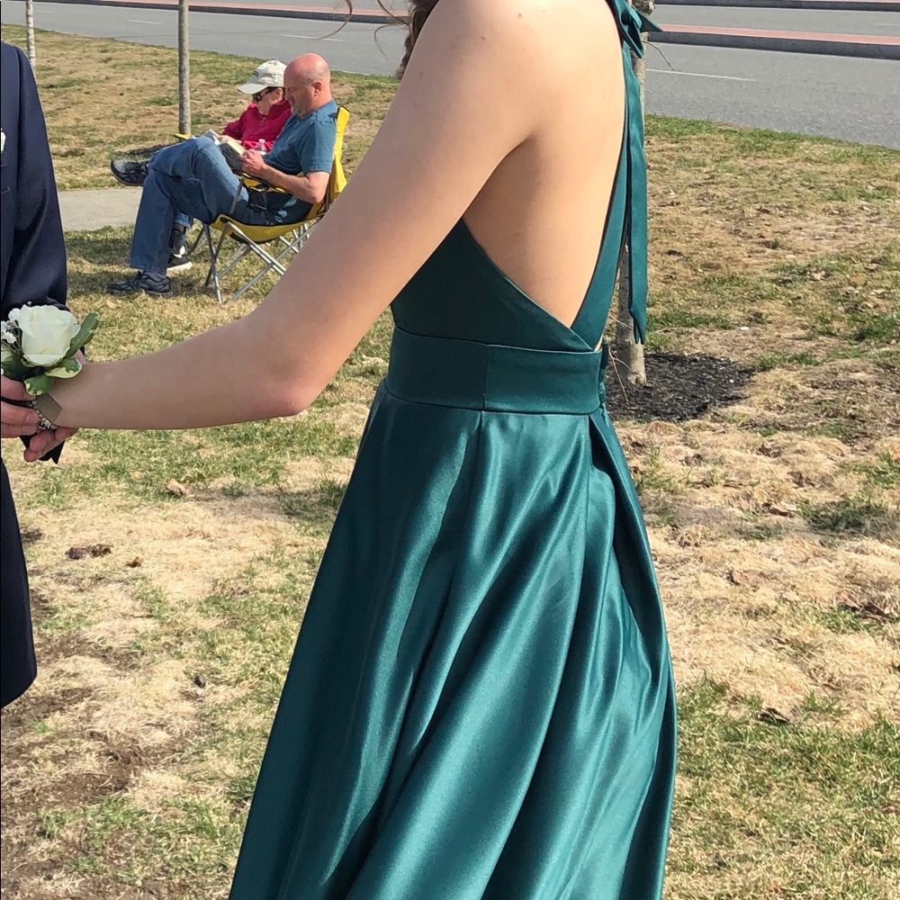 Forest Green Prom/Formal gown size 1